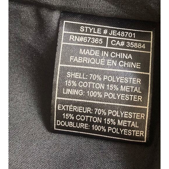 JACK BY BB DAKOTA Women's Metallic Snake print metal bronze Dress Size 6 - Picture 13 of 16